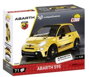 COB24601 - FIAT Abarth 595 Competizione jaune - 71 Pièces