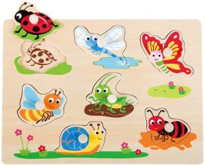 NCT20085 - Puzzle 7 pièces Les Insectes en bois