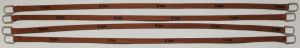 YCC336-4 - Lot de 4 sangles de levage 6 Tonnes de 20cm Marron foncé