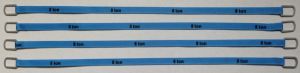 YCC337-5 - Lot de 4 sangles de levage 8 Tonnes de 26cm Bleu