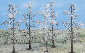 Lot de 5 arbres d'hiver 11cm