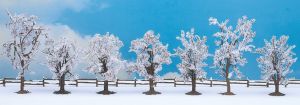 7 arbres d'hiver 8 à 10 cm