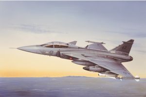 ITA2638 - Avion de chasse JAS 39 A Gripen à assembler avec peinture