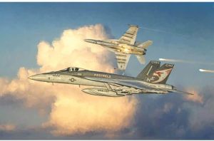 ITA2791 - Avion de chasse F/A 18E Superhornet à assembler et à peindre