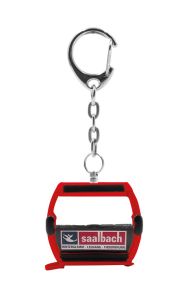 JC80123 - Porte-clés Télécabine OMEGA - SAALBACH - Rouge