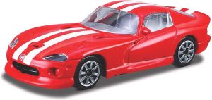 DODGE Viper GTS Coupe rouge avec bandes blanche