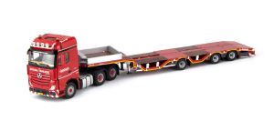 MERCEDES ACTROS 6x4 avec plateau surbaissé 3 essieux OSDS SEMI LL