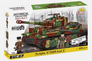 COB3124 - Char Pz.Kpfw. VI Tiger Ausf. E - Mussée des Blindés de Saumur - 870 Pièces