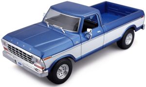 MST31462B - FORD F-150 Pick-up 1979 bleu et blanc