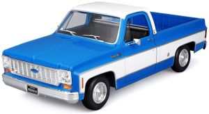 MST31467BU - CHEVROLET C10 Cheyenne Super 1974 bleu et blanc