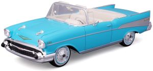 MST31476BL - CHEVROLET Bel Air cabriolet 1957 Bleu