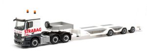 MERCEDES ACTROS STREAMSPACE 6x2 semi remorque STRABAG