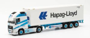 VOLVO FH GL 4x2 semi remorque porte conteneurs WIEK/HAPAG LLOYD