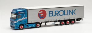 MERCEDES ACTROS GIGASPACE 4x2 GARDINENPLANEN SATTELZUG EUROLINK