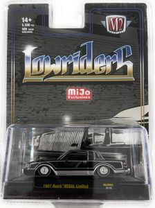 M2M-31500-MJS69 - BUICK Regal Limited 1987 noir LOWRIDERS sous blister