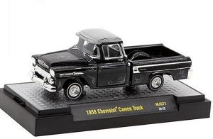 M2M-31500-MJS71 - CHEVROLET Cameo Truck 1958 Noir LOWRIDERS sous blister