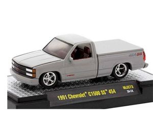 M2M-31500-MJS73 - CHEVROLET C1500 SS 454 1991 gris sous blister