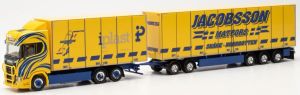 HER316286 - SCANIA CS 20 HD 6x2 porteur avec remorque 2+3 Essieux JACOBSSON