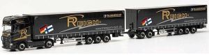 HER316422 - SCANIA CS 20 HD 4x2 avec dolly et 2 remorques 3 essieux PHILIPP REICH