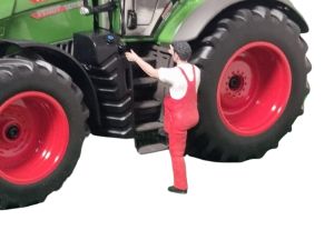 ATLAN32099_ROUGE - Homme montant dans cabine rouge