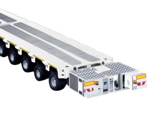 IMC33-0211 - Remorque modulaire série K25 + Drawbar 2x6 Essieux Blanc