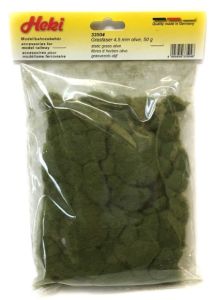 HEK33504 - Flocage vert olive 4.5mm 50 g