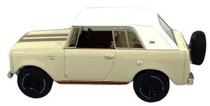 GREEN35310-B - INTERNATIONAL Scout 800 Sportop 1967 beige et marron de la série ALL-TERRAIN sous blister