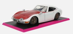 JAD36029 - TOYOTA 2000GT Starlight 1967 Blanc et rouge - PINK SLIPS
