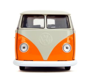 JAD36144 - VOLKSWAGEN Bus Orange et beige de 1961 DISNEY Stich