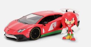 JAD36264 - LAMBORGHINI Aventador SV avec figurine KNUCKLES - SONIC