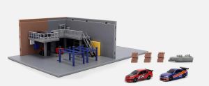 JAD36403 - Diorama Garage avec 2 Véhicules FAST AND FURIOUS