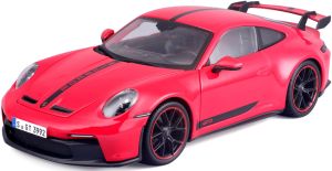 MST36458R - PORSCHE 911 GT3 2022 rouge avec bandes noires