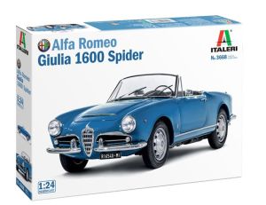 ITA3668 - ALFA Roméo Giulia 1600 Spider Bleu à assembler et à peindre