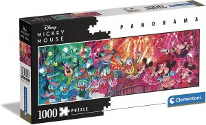 CLE39660 - Puzzle 1000 pièces Panorama Mickey Mouse disco