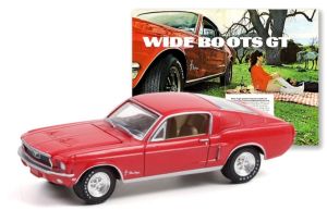 FORD Mustang 1968 WIDE BOOTS GT Rouge