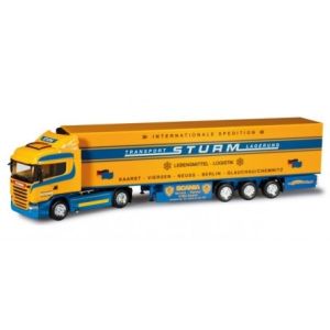 SCANIA R13 Streamline Highline avec remorque frigorifique STURM