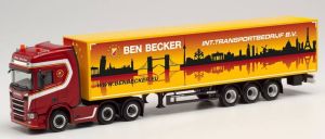 SCANIA CR 20 HD 6x2 avec remorque 3 essieux BEN BECKER