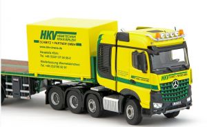 MB Arocs 8x4 + semi-remorque Goldhofer 9 lignes Porte charge Emil Egger (CH) - SNC
