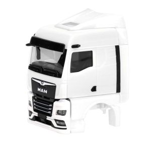 HER086349 - MAN TGX GM cabine déflecteurs et caméra de rétroviseur blanc - 2 pièces à assembler