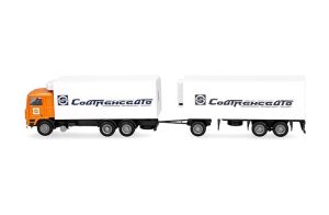 HER321167 - VOLVO F10 6x4 avec caisse et remorque 1+2 essieux SOVTRANSAVTO