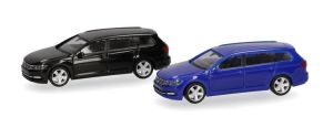 HER013772-003 - VOLKSWAGEN Passat Variant noir et bleu - 2 pièces à assembler