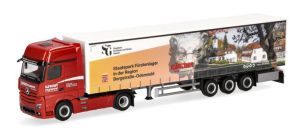 HER939263 - MERCEDES BENZ Actros 2018 4x2 avec remorque 3 essieux GARTNER - Parc national de Fürstenlager