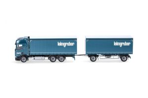 HER958769 - SCANIA CR20 HD 6x2 avec caisse et remorque 1+1 essieux LEIMGRUBER