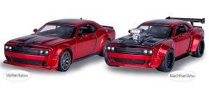 JAM402614 - DODGE Challenger SRT Jailbreak 2en1 2022 rouge à assembler
