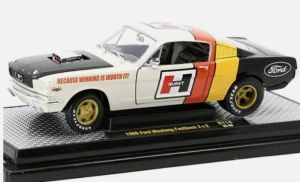 M2M-40300-114A - FORD Mustang Fastback 2+2 1966 Blanc et noir