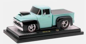 M2M-40300-115A - FORD F-100 1956 bleu