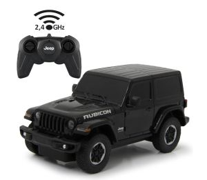 JAM405196 - JEEP Wrangler JL noire avec vitre teinté - Radiocommandé