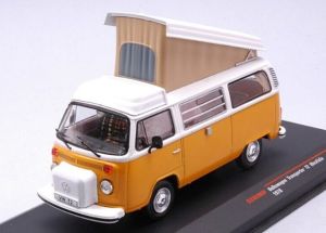 VOLKSWAGEN T2 Westfalia 1978 Orange et blanc
