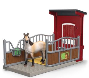 SHL42724 - Box avec Jument Mustang