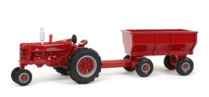 ERT44376 - FARMALL 400 row crop avec remorque